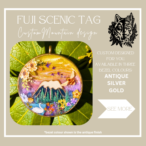 Fuji - Custom Mountain Tag