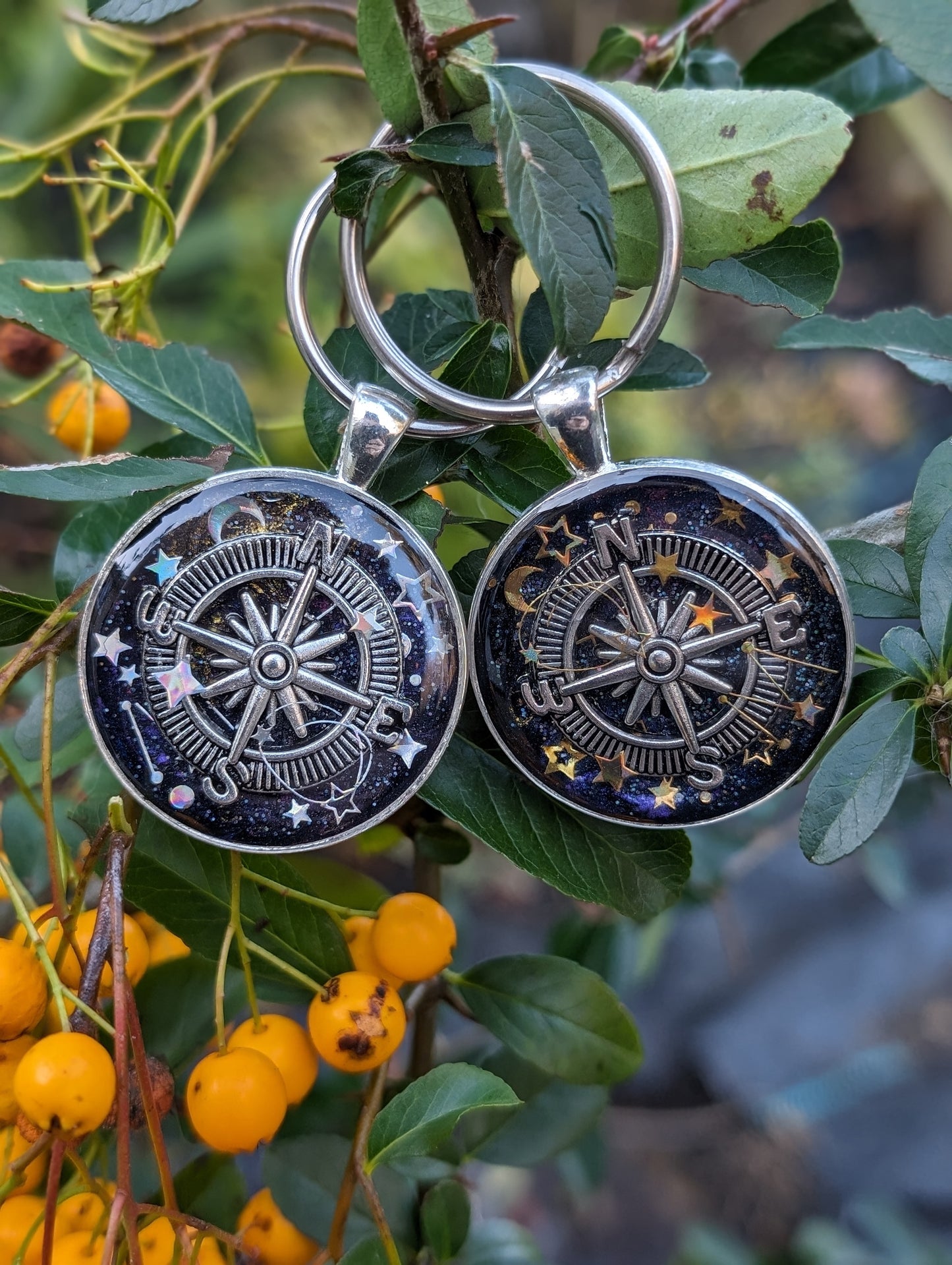 Wander Quest Celestial Compass Tag