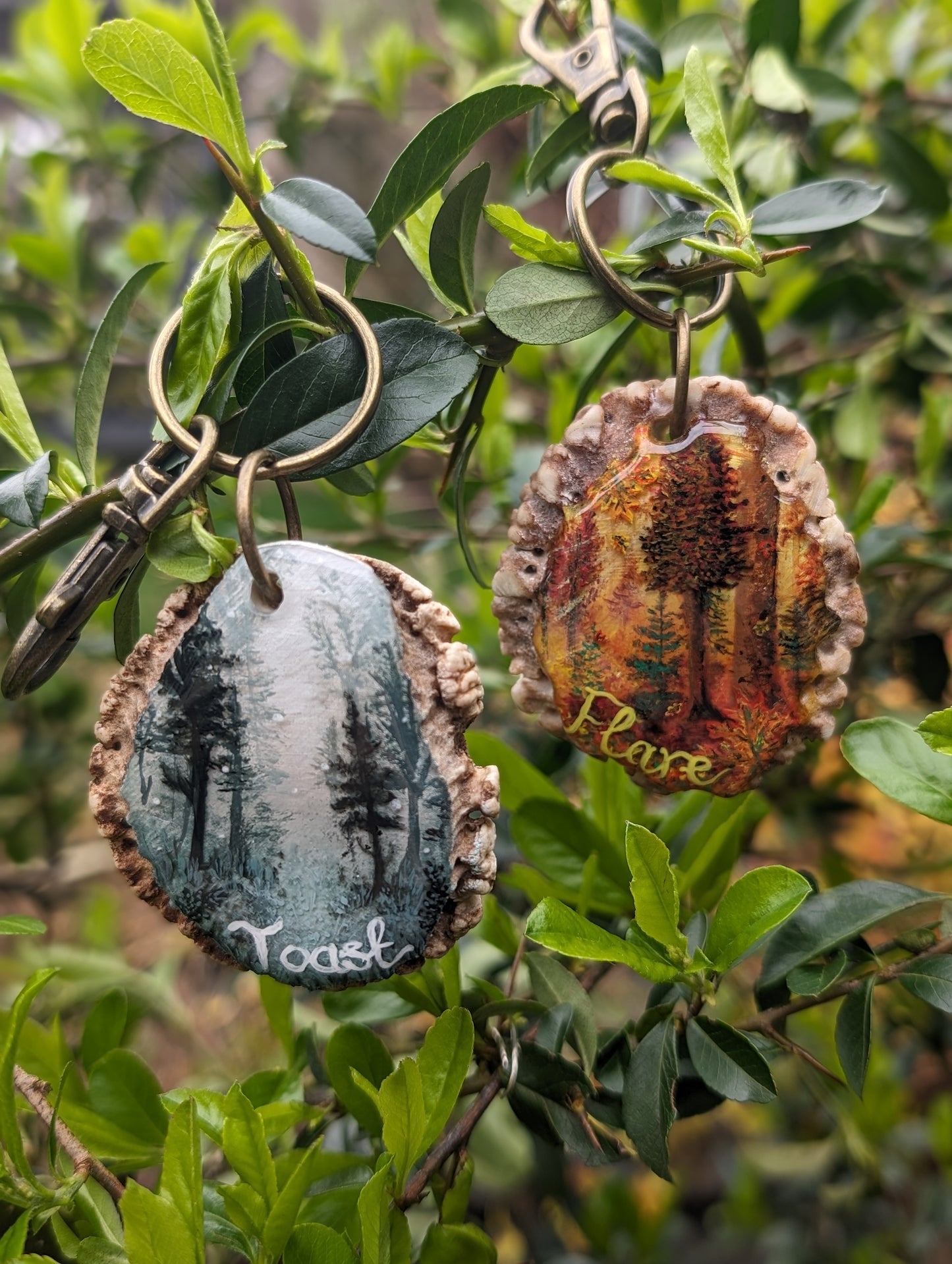 Hart of Hound - Handpainted Antler tags