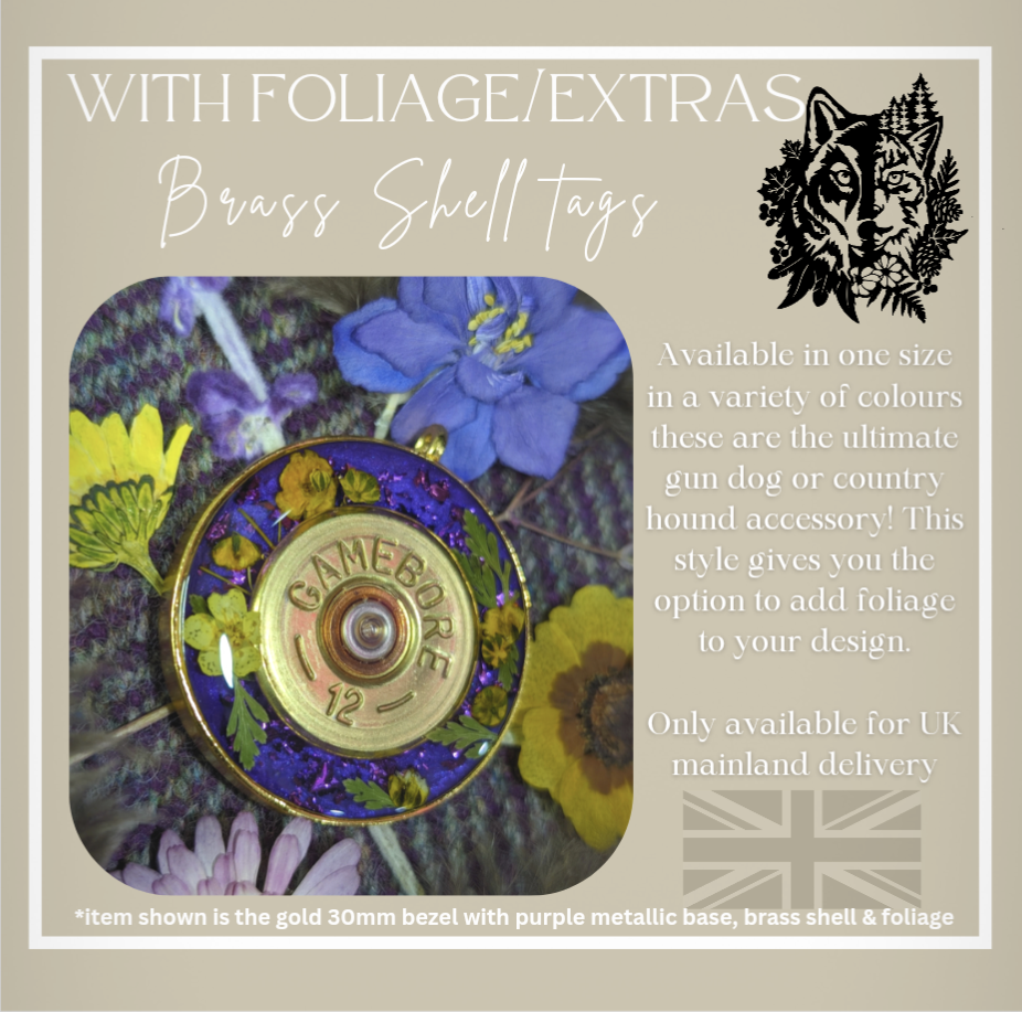 Spent Shell Tags - With Foliage