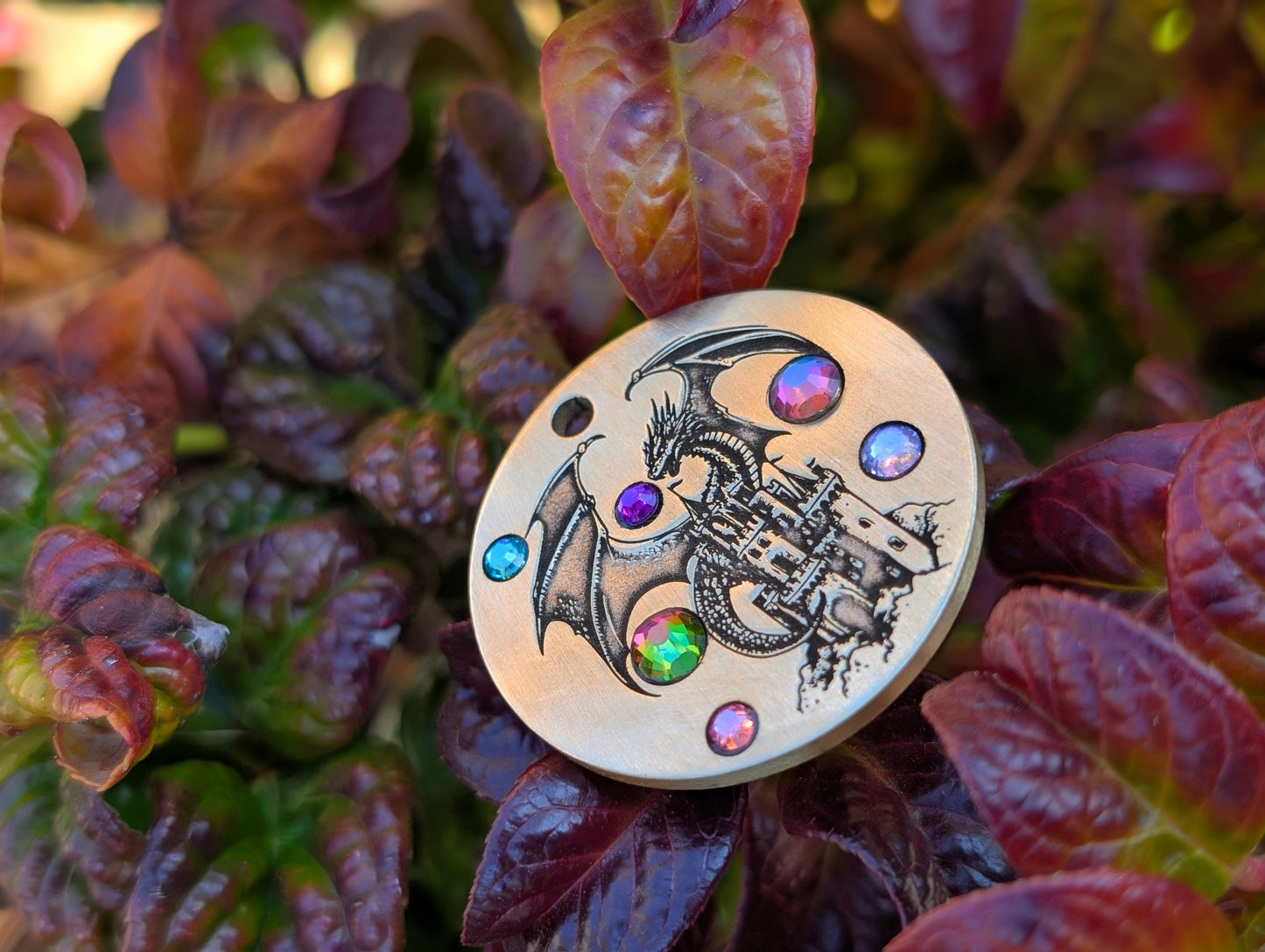 Bejewelled - Custom Metal Crystal tag