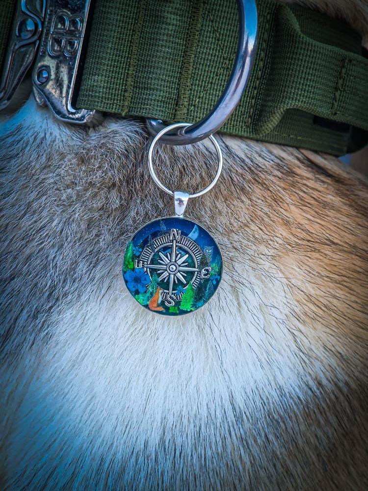 Wander Quest Scenic Compass Tag
