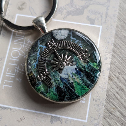 Wander Quest Scenic Compass Tag