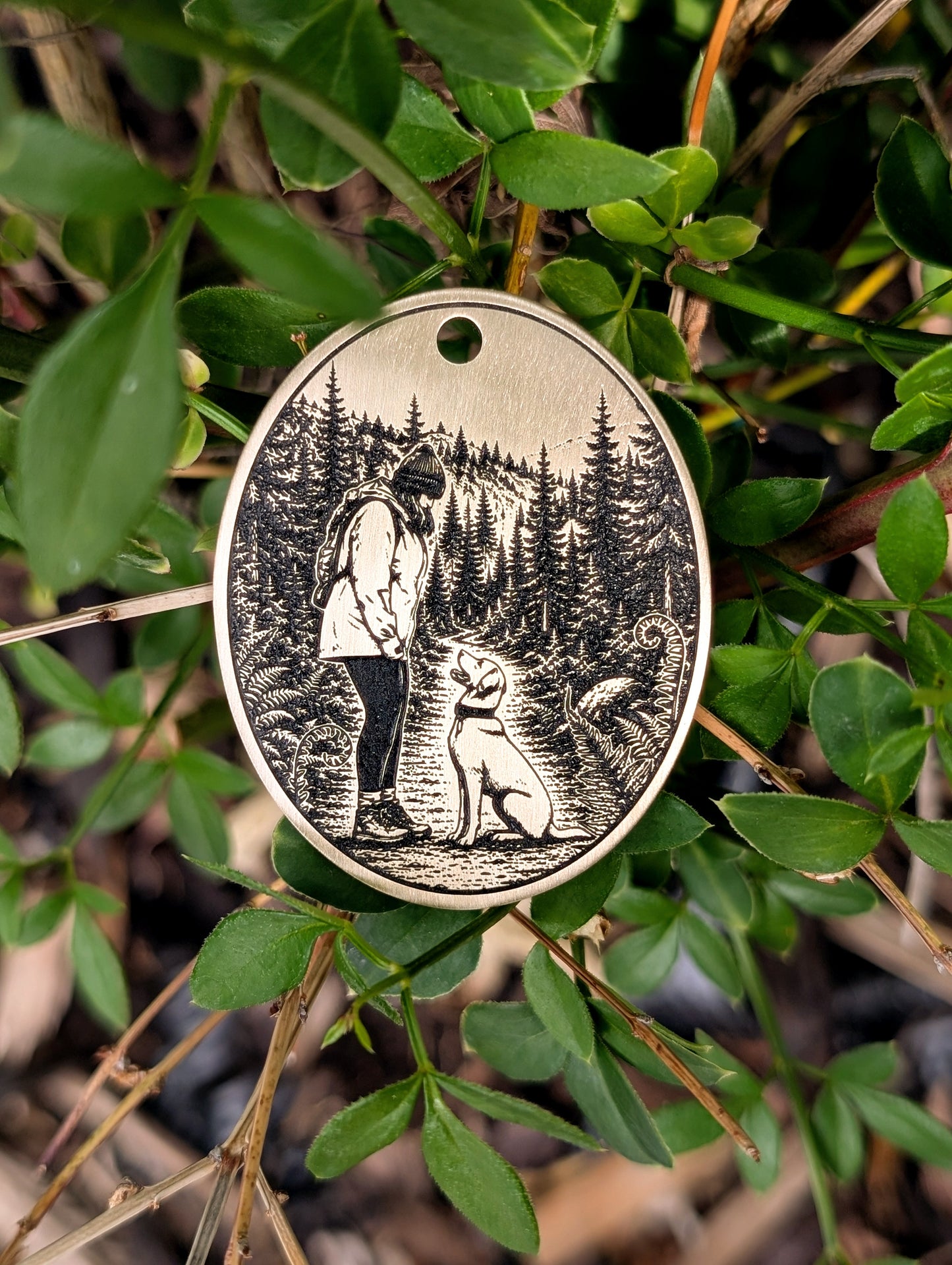 XL Oval Bespoke Scenic Tag
