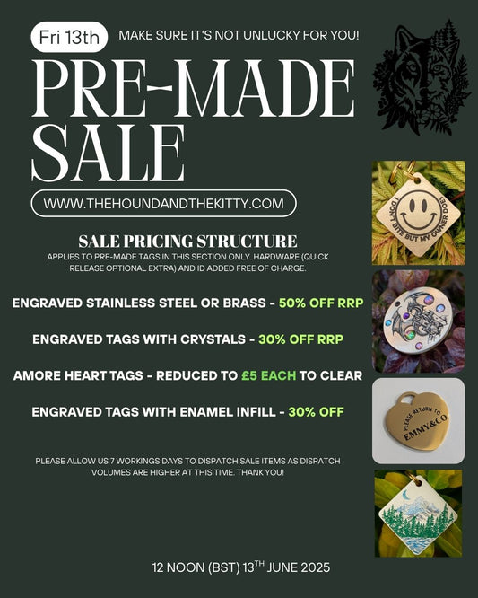 PRE-MADE SALE FRIDAY 13TH JUNE 2025