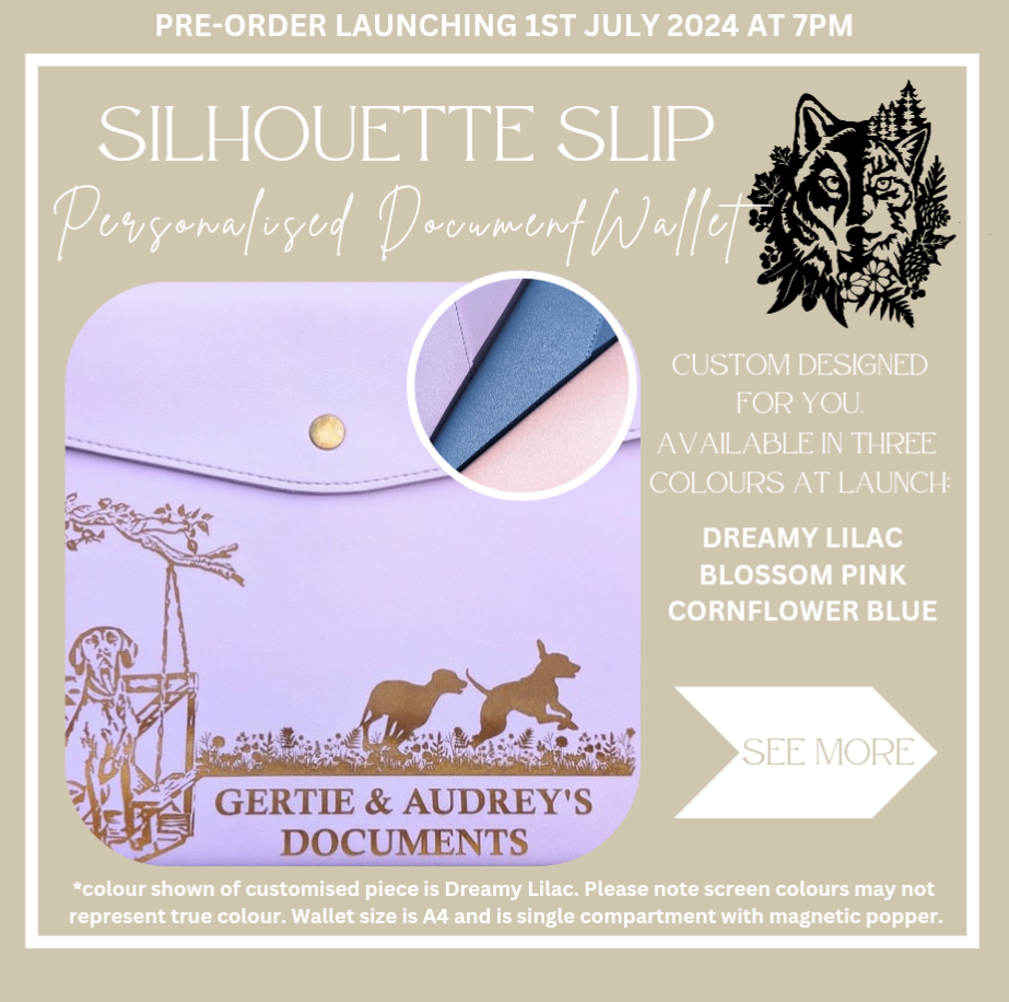 Silhouette Slip Custom A4 Document Wallet