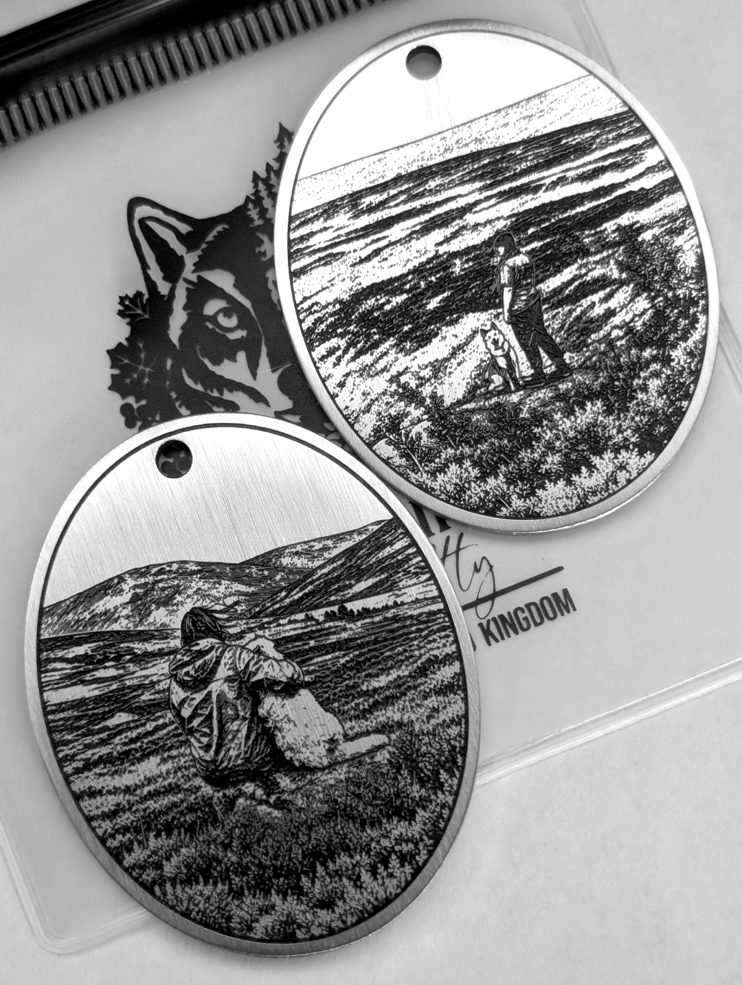 XL Oval Bespoke Scenic Tag
