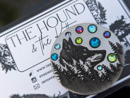 Bejewelled - Custom Metal Crystal tag
