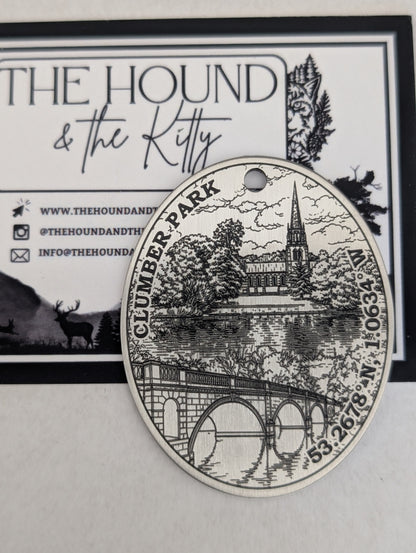 XL Oval Bespoke Scenic Tag