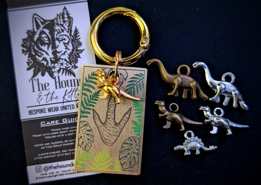 Dino tag & charm