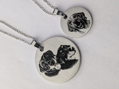 Bespoke Photo Necklace (20mm or 30mm)