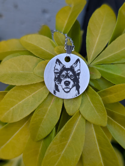 True North - Bespoke Photo Necklace (20mm or 30mm)