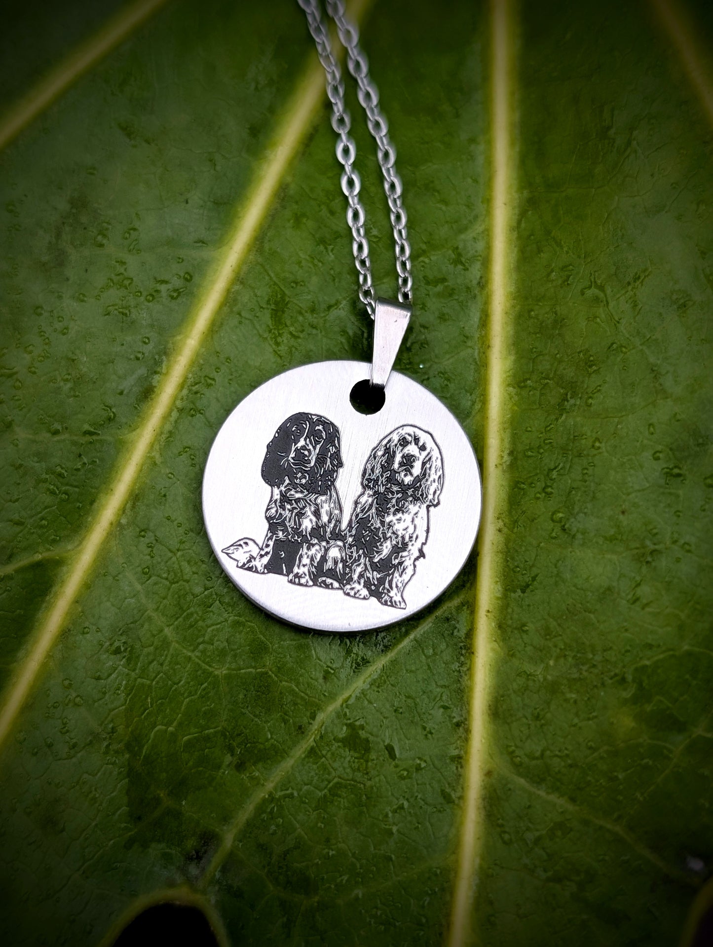 True North - Bespoke Photo Necklace (20mm or 30mm)