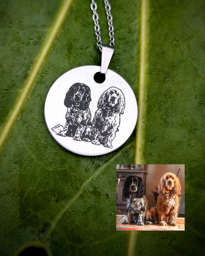 Bespoke Photo Necklace (20mm or 30mm)