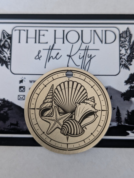 Beach Navigator (round brass 35mm)