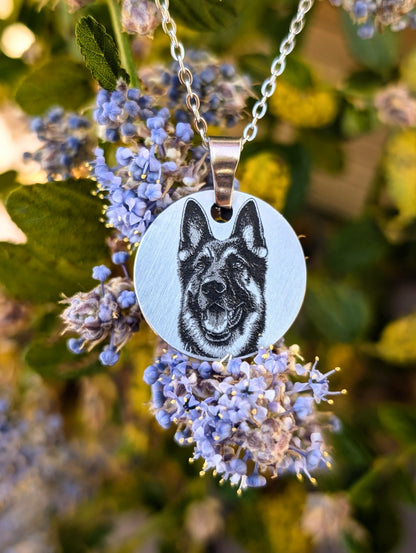Bespoke Photo Necklace (20mm or 30mm)