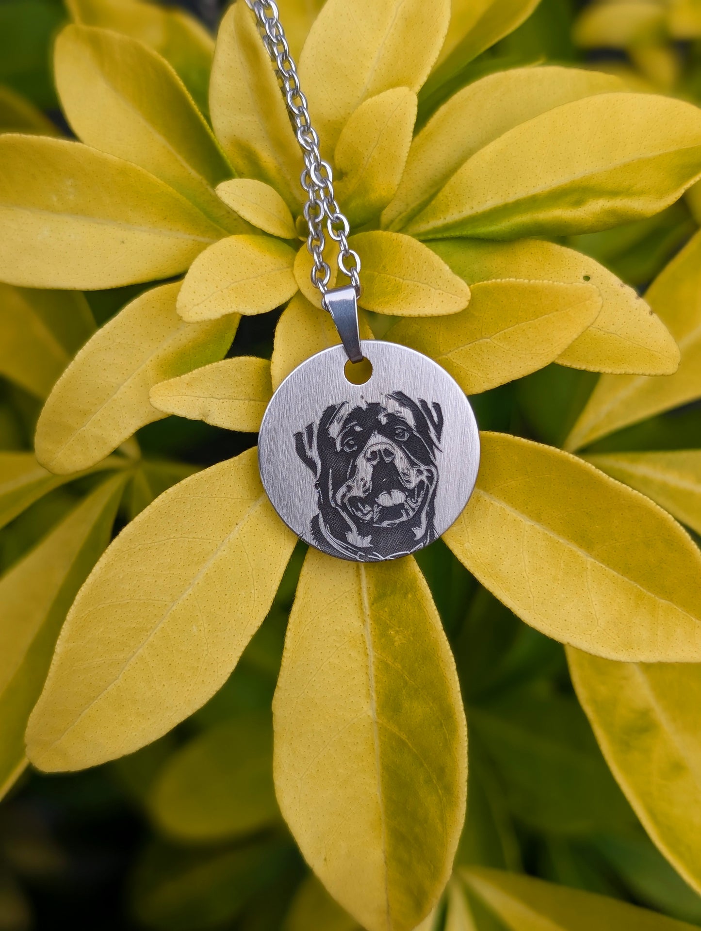 True North - Bespoke Photo Necklace (20mm or 30mm)