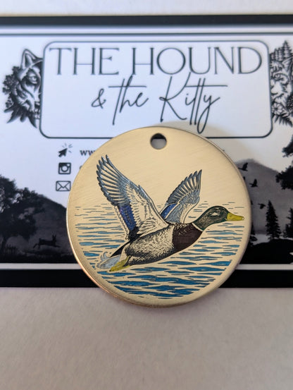Mallard, brass (Round 35mm)