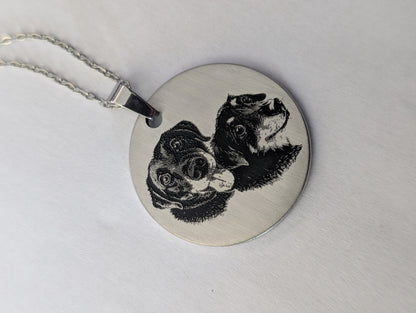 Bespoke Photo Necklace (20mm or 30mm)