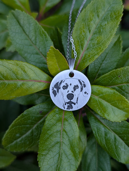 True North - Bespoke Photo Necklace (20mm or 30mm)