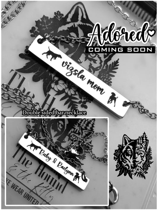 Adored - Bespoke breed silhouette necklace