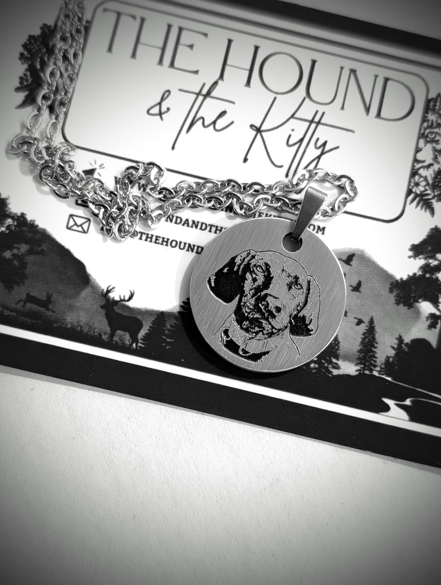 True North - Bespoke Photo Necklace (20mm or 30mm)