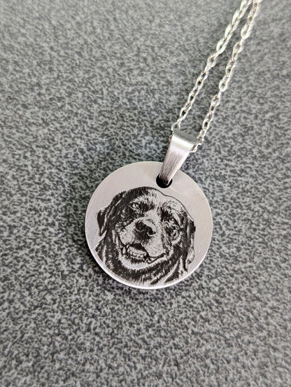 Bespoke Photo Necklace (20mm or 30mm)