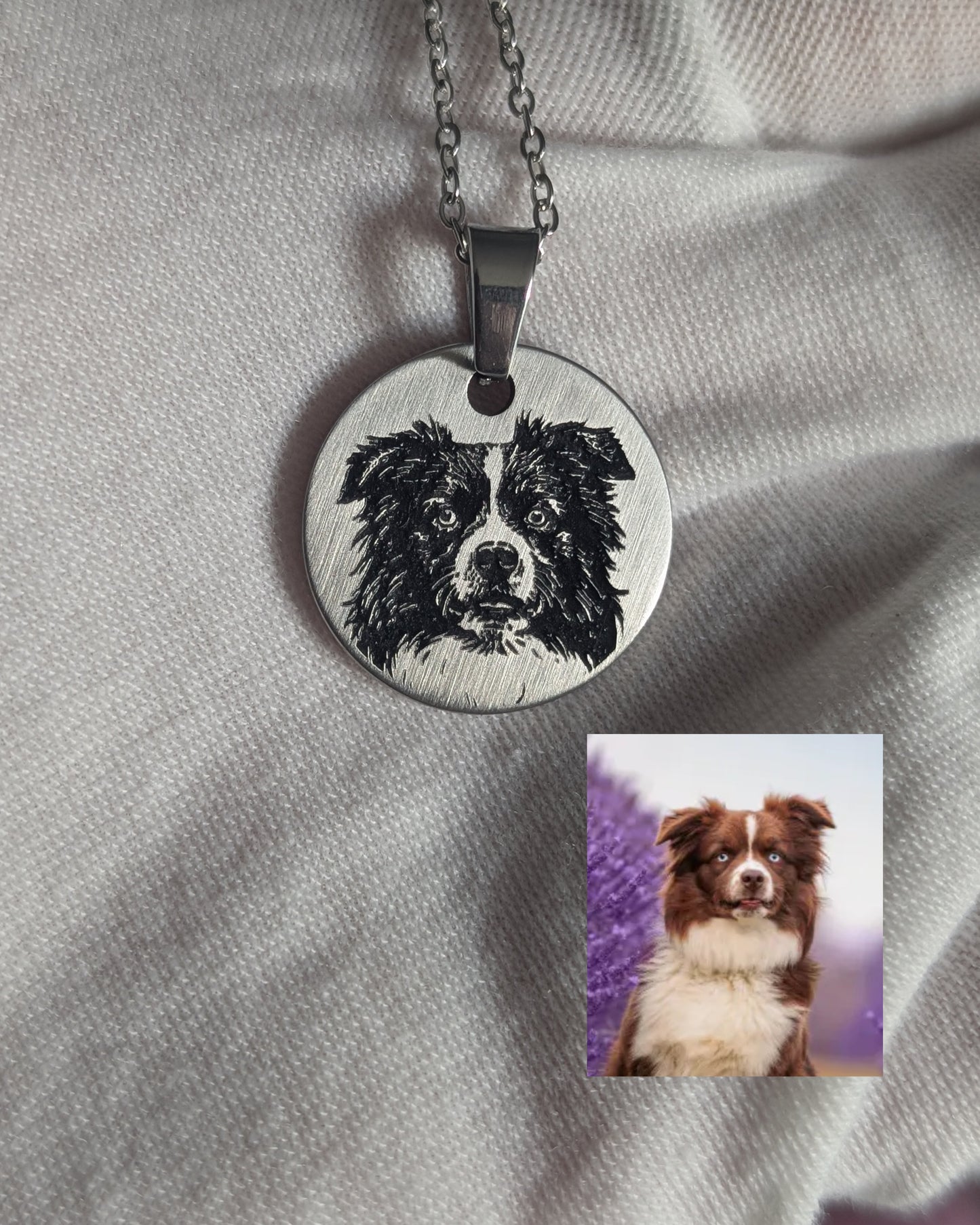 Bespoke Photo Necklace (20mm or 30mm)
