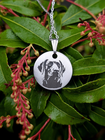 True North - Bespoke Photo Necklace (20mm or 30mm)